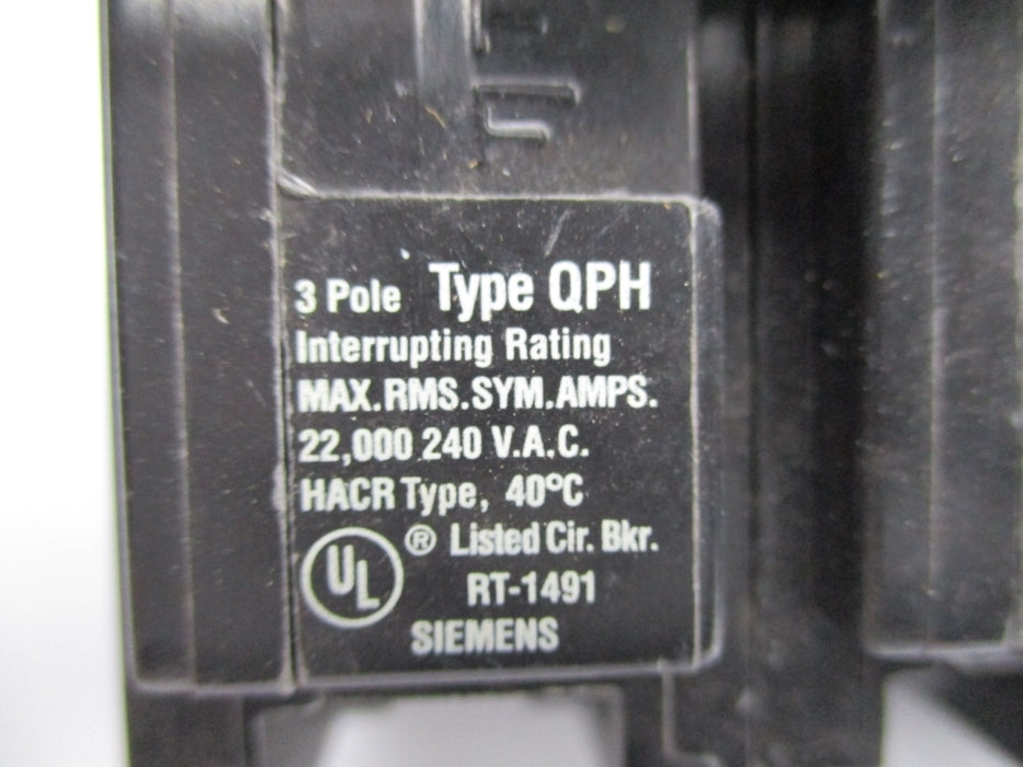 SIEMENS Q330H 30A 240VAC UNMP