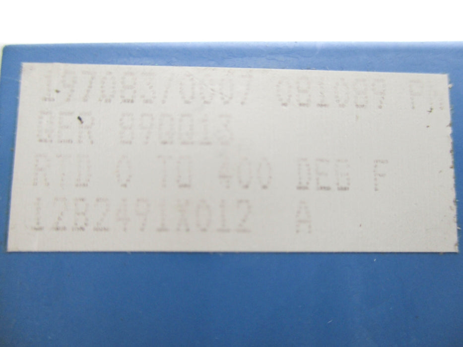 FISHER 12B2491X012 1-5V 0-400'F NSNP