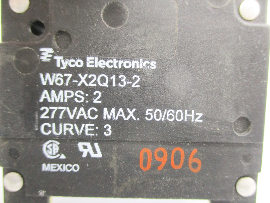 TYCO ELECTRONICS W67-X2Q13-2 2A 277VAC NSNP