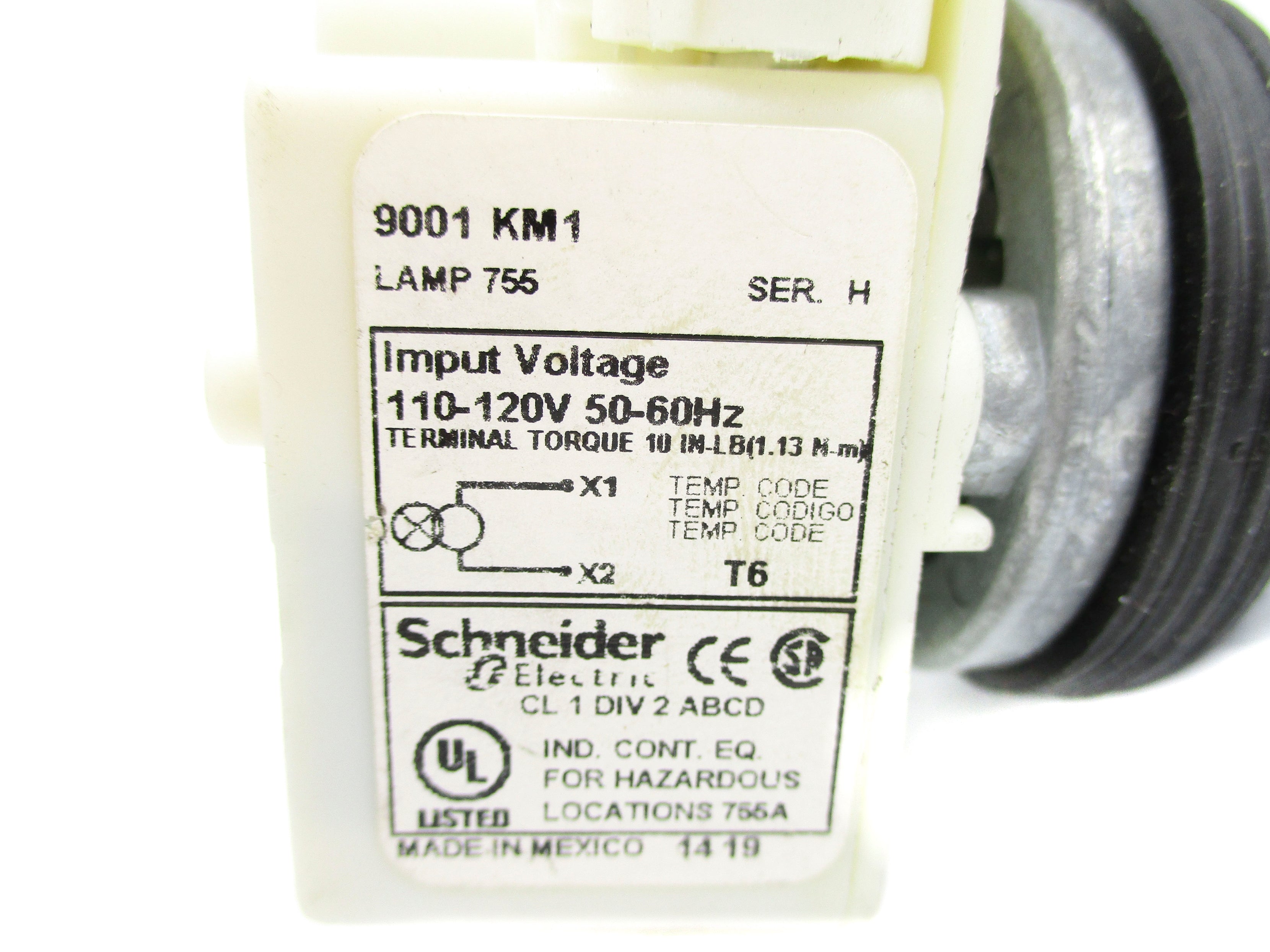 SCHNEIDER ELECTRIC 9001KM1 (GREEN CAP) SER. H NSNP
