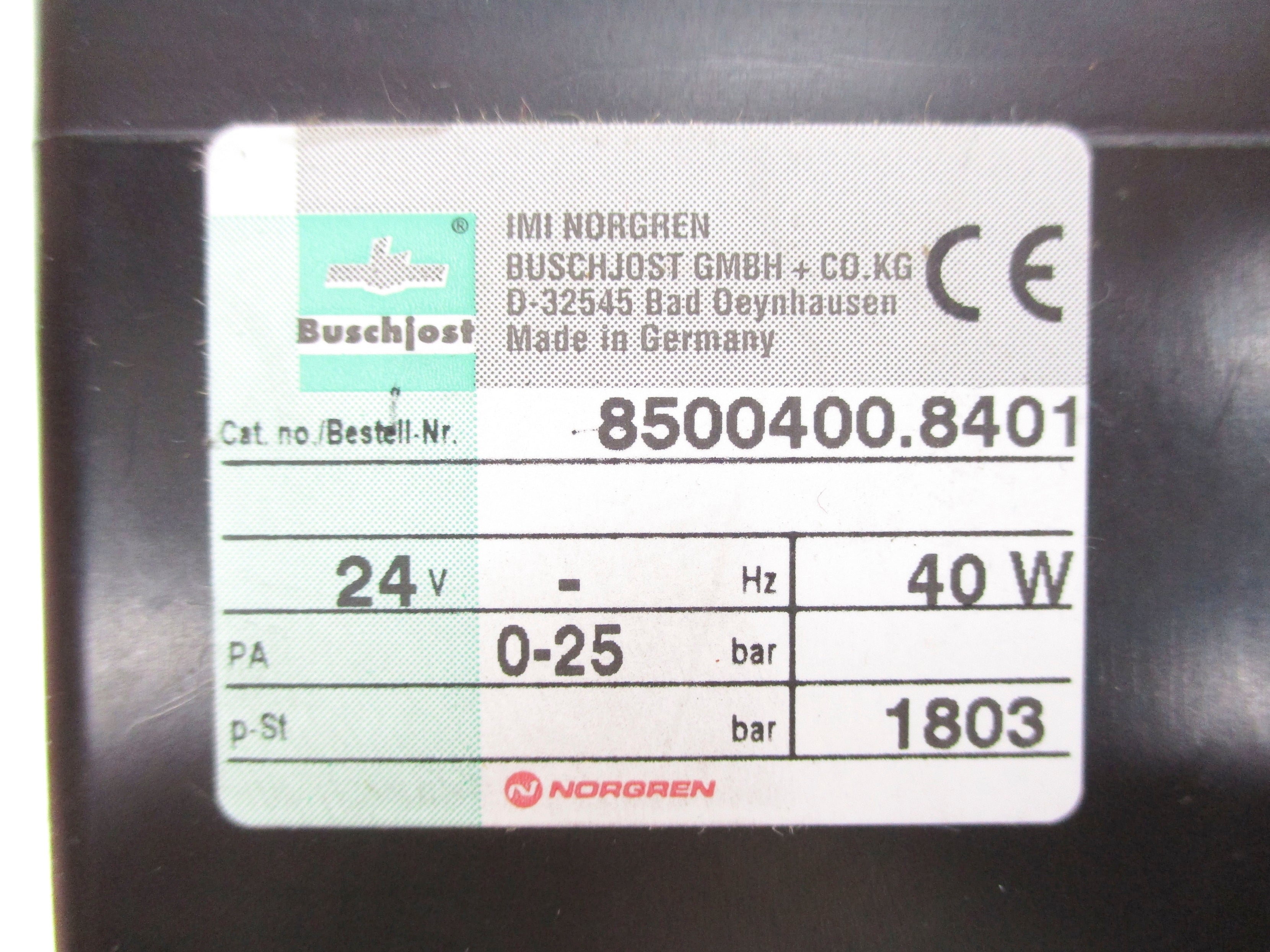 BUSCHJOST 8500400.8401 24V NSNP