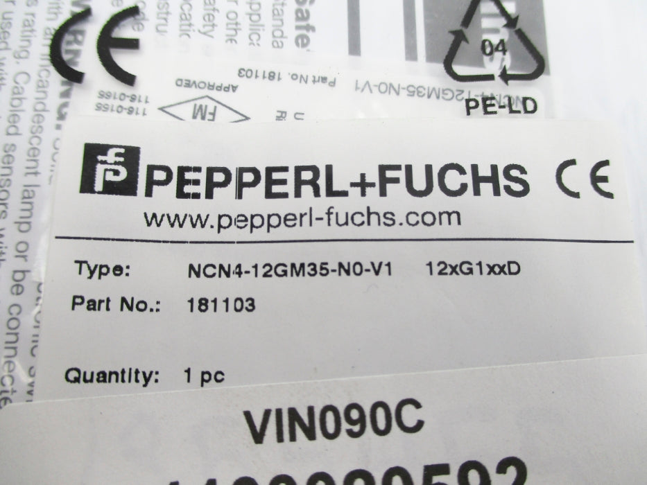 PEPPERL+FUCHS NCN4-12GM35-N0-V1 181103 NSMP