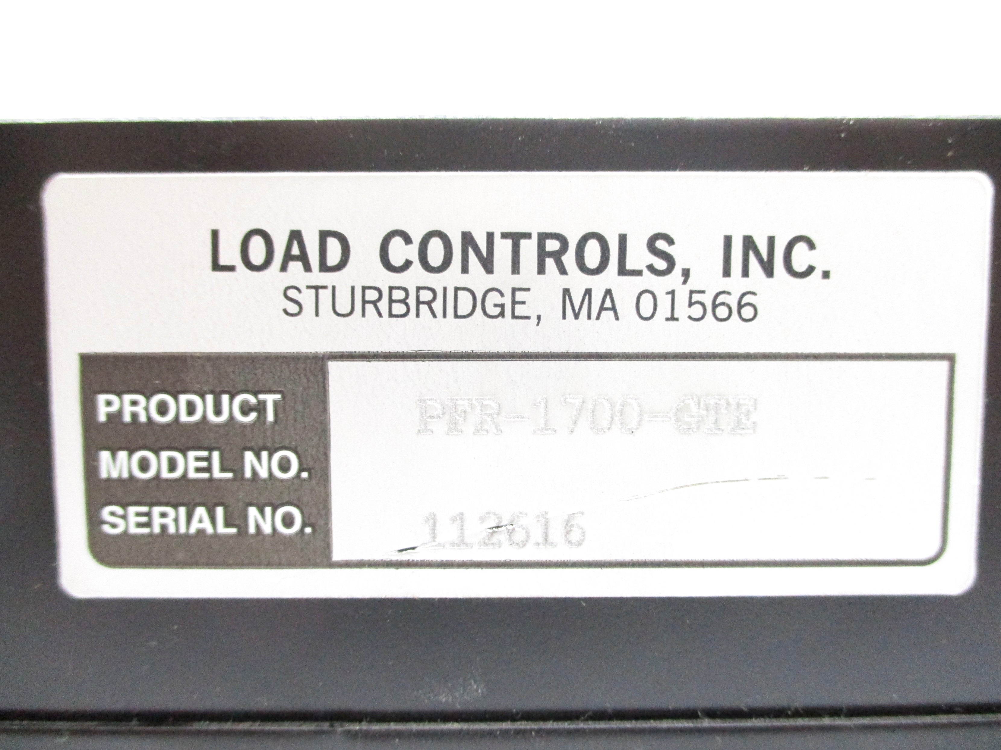 LOAD CONTROLS PFR-1700-GTE NSNP