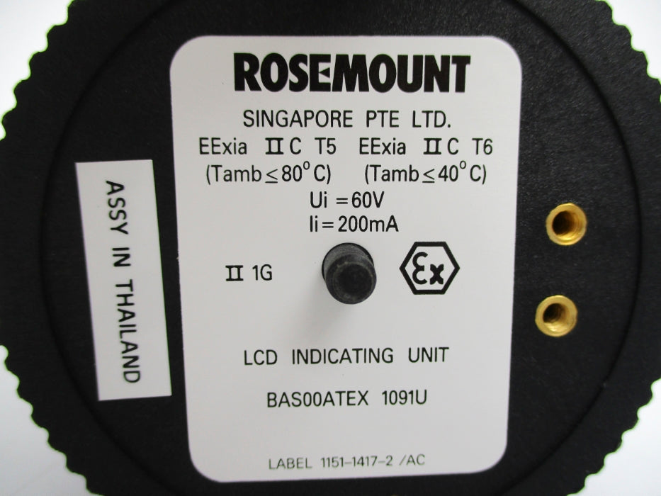 ROSEMOUNT BAS00ATEX-1091U 60V NSNP