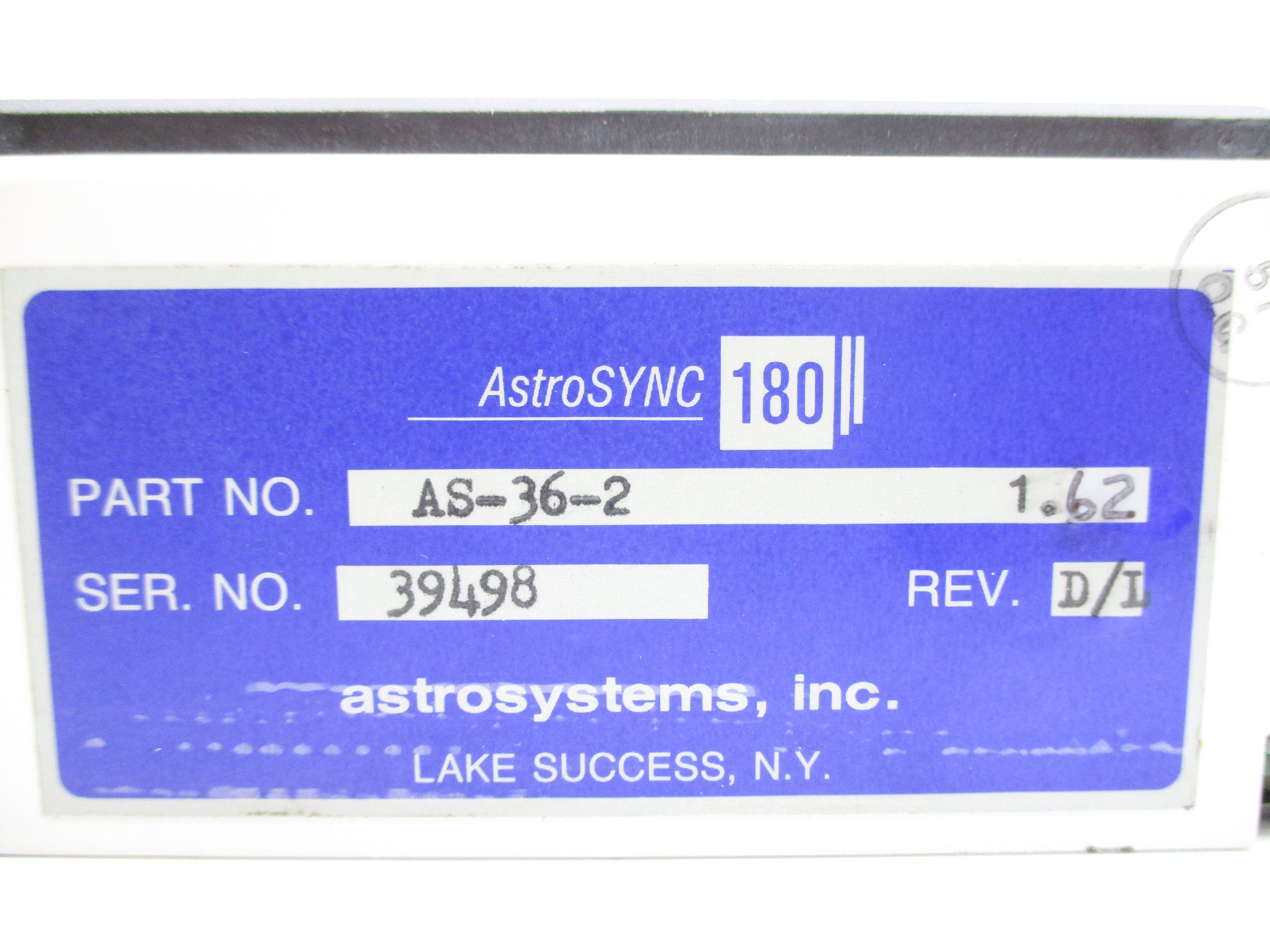 ASTROSYSTEMS AS-36-2 NSNP