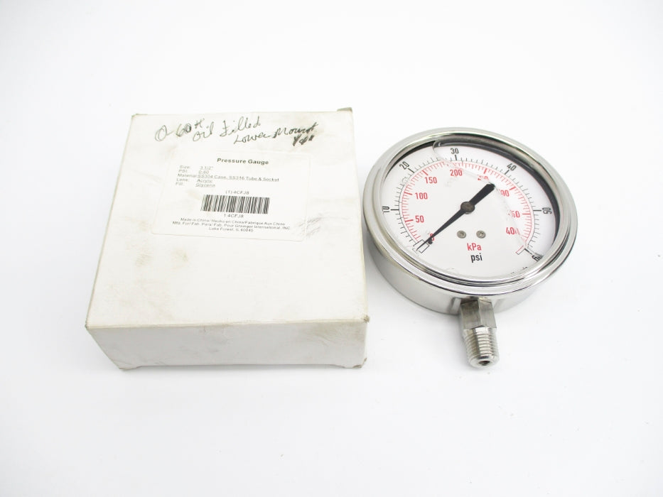 GRAINGER 4CFJ8 60PSI NSMP