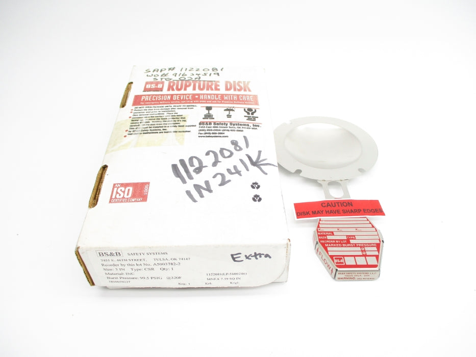 BS&B SAFETY SYSTEMS A5003782-2 99.5PSIG 320F NSMP