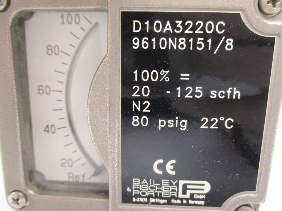 BAILEY FISCHER & PORTER D10A3220C 80PSIG NSNP