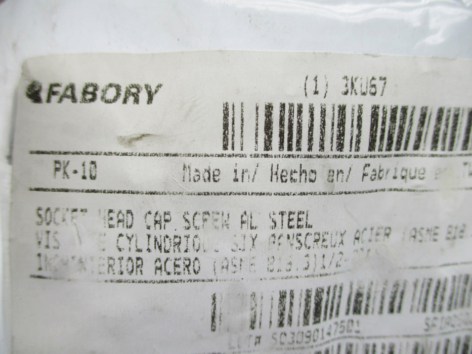 FABORY 3KU67 (PKG OF 10) NSMP
