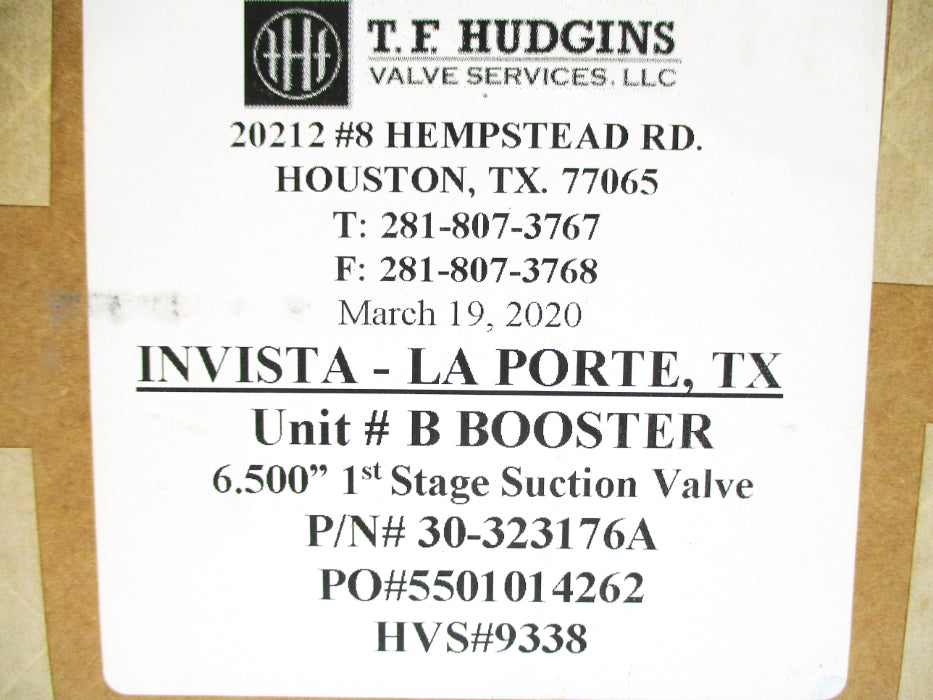 T.F. HUDGINS 30-323176A NSFS