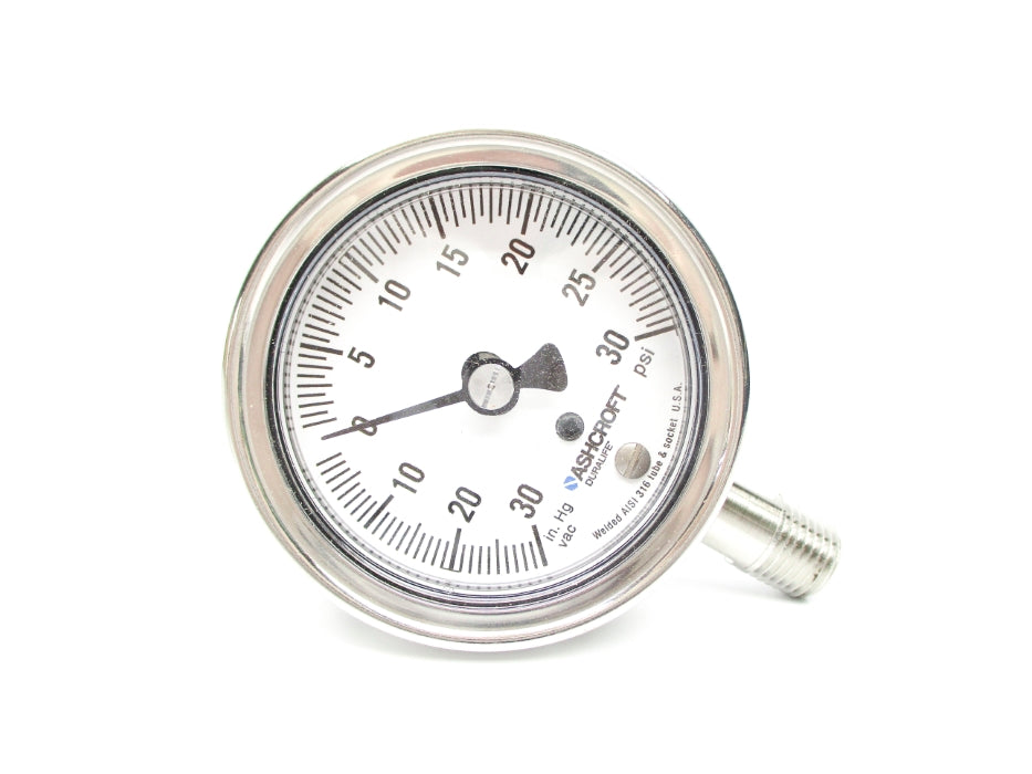ASHCROFT 25-1009-SW-02L-30IMV&30# 30PSI NSMP