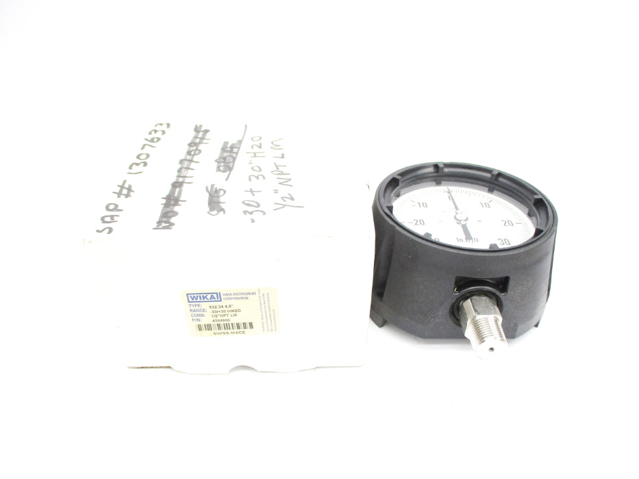 WIKA 4304900 -30/+30INH2O (AS PICTURED) NSMP