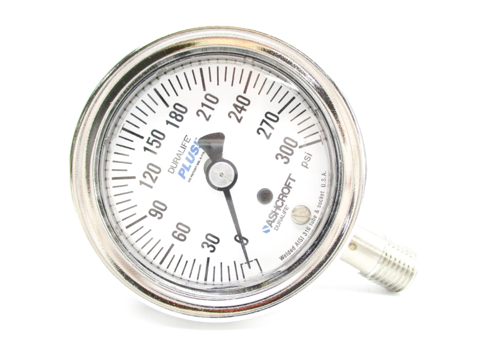 ASHCROFT 25-1009-SW-02L-300# 300PSI 2-1/2" NSMP
