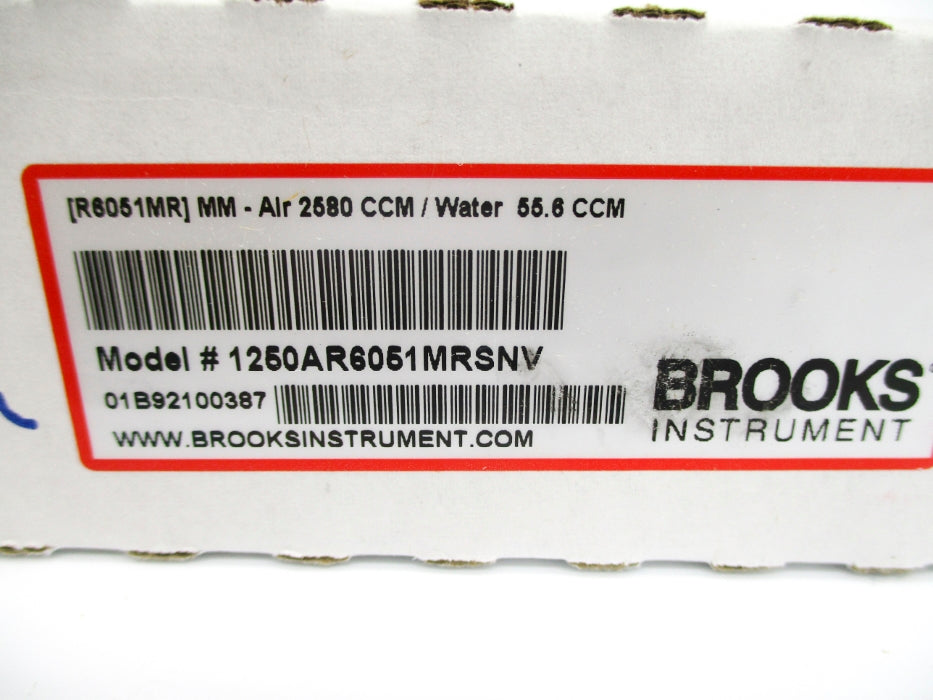 BROOKS INSTRUMENT 1250AR6051MRSNV 200PSIG NSMP