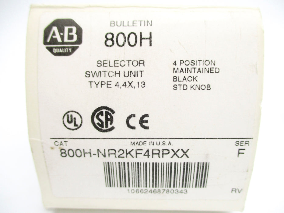 INDUSTRIAL SPARE PART 800H-NR2KF4RPXX SER. F (WH) NSMP
