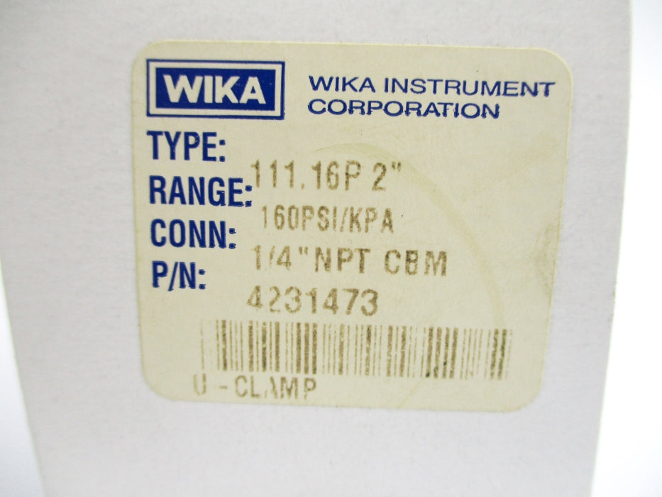 WIKA 4231473 160PSI NSMP