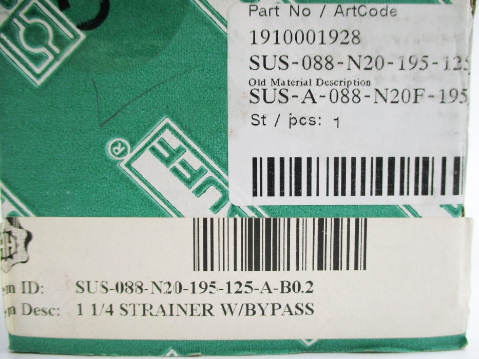 STAUFF SUS-088-N20-195-125-A-B0.2 NSMP