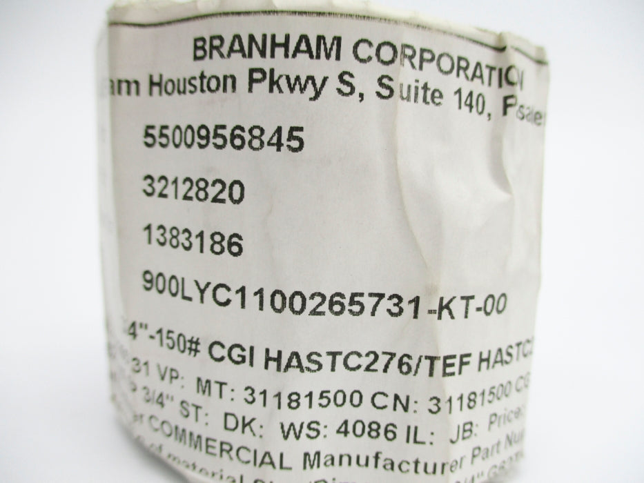 BRANHAM CORPORATION 900LYC1100265731-KT-00 (PKG OF 10) NSMP