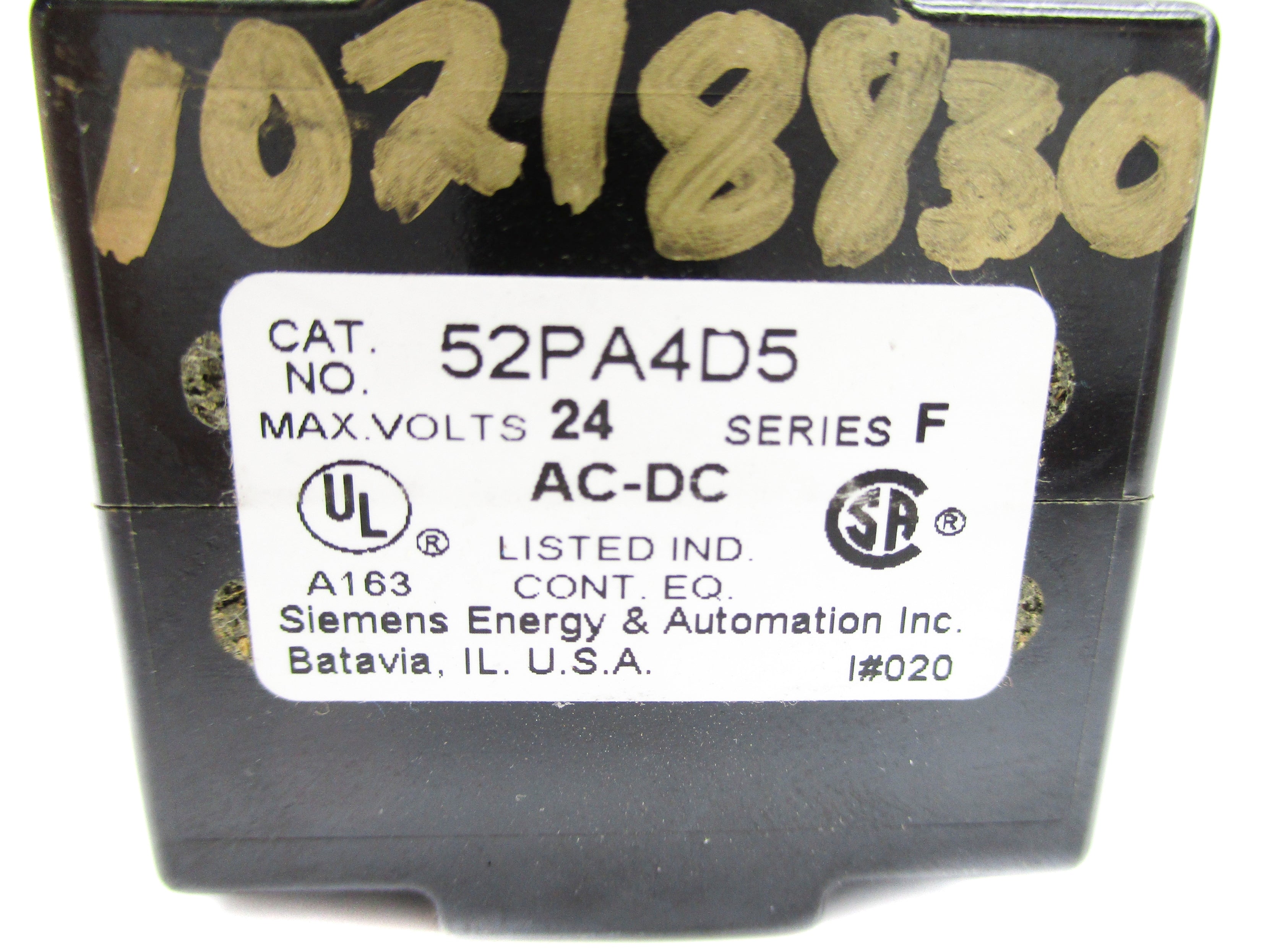 SIEMENS 52PA4D5 SER. F NSNP