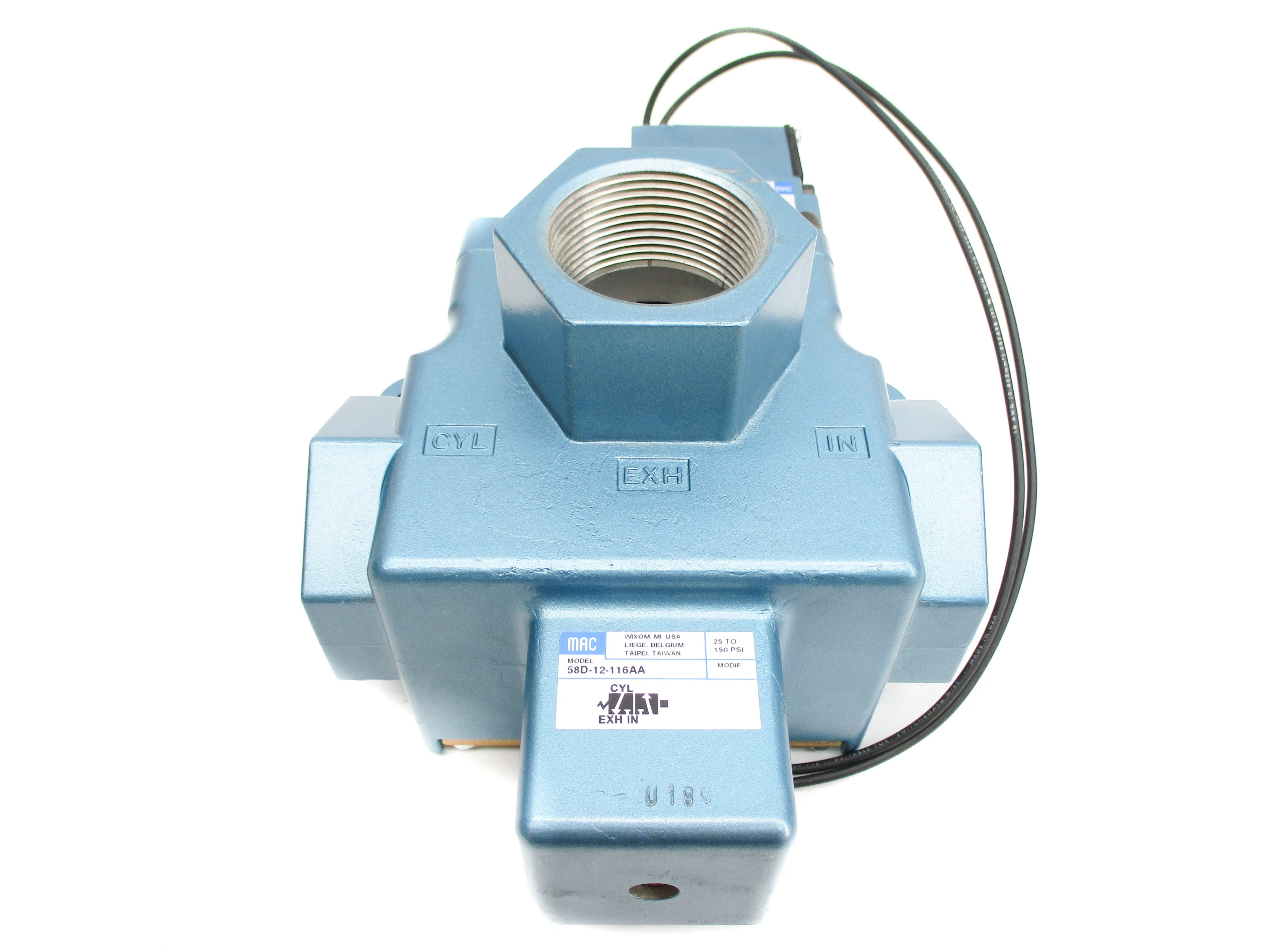 MAC 58D-12-116AA 25-150PSI 110/120V 24VDC NSNP