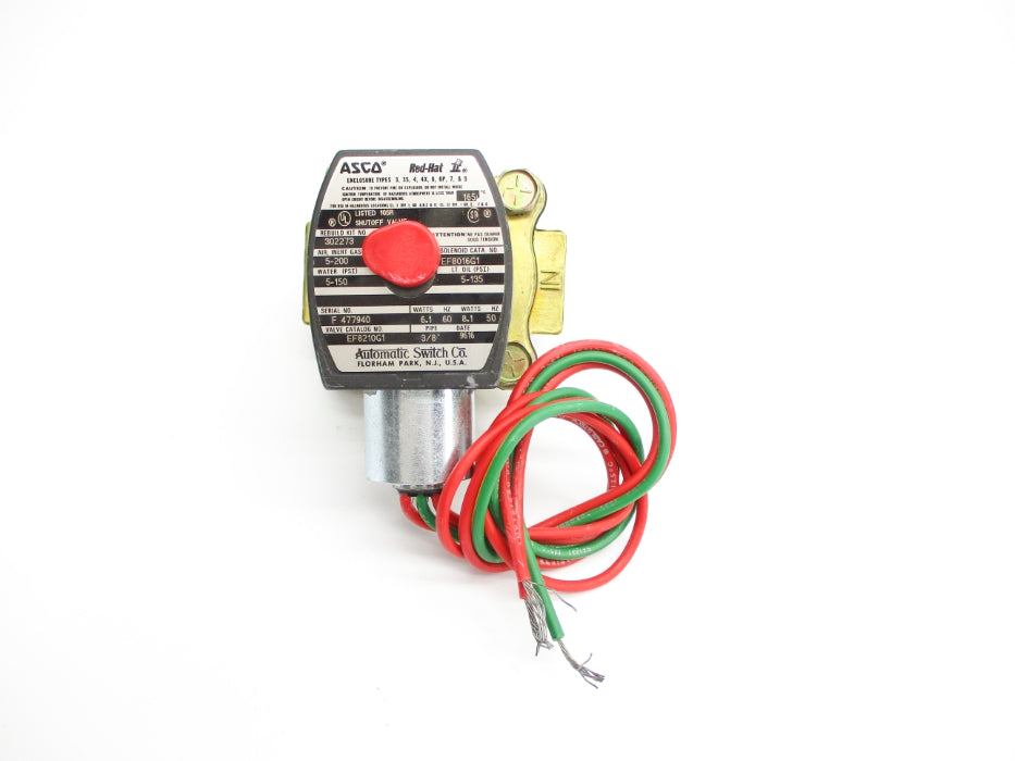ASCO EF8210G1 5-135/200PSI 120/60 110/50 NSNP