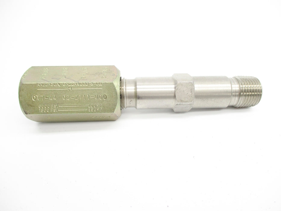 ANDERSON GREENWOOD CT7-44-02-2111-000 1500/6000PSI 200/850F UNMP