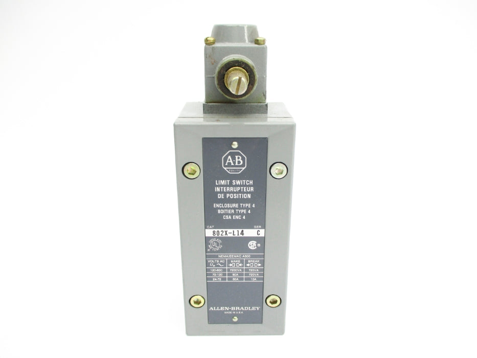 ALLEN BRADLEY 802X-L14 SER. C NSNP