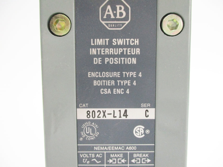 ALLEN BRADLEY 802X-L14 SER. C NSNP