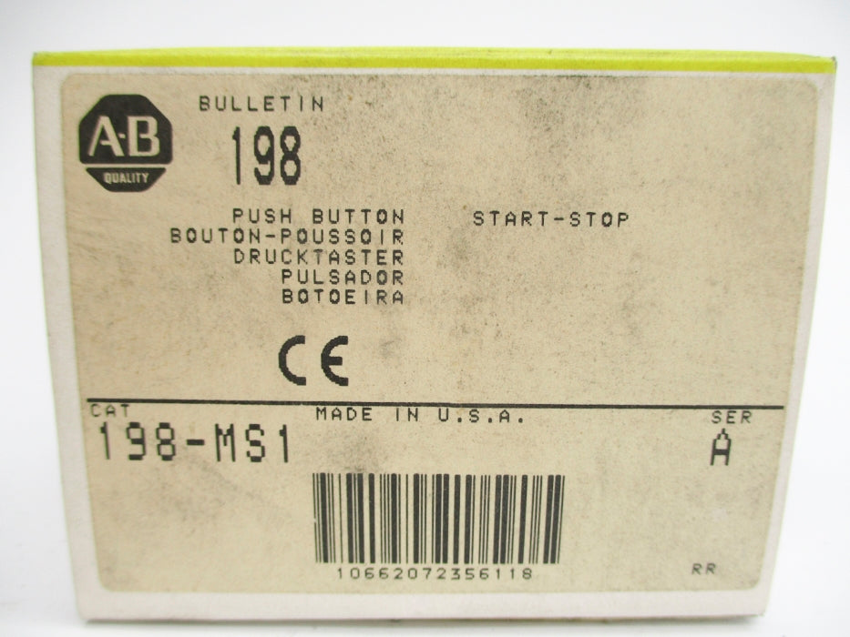 INDUSTRIAL SPARE PART 198-MS1 SER. A (BK/YL) NSMP