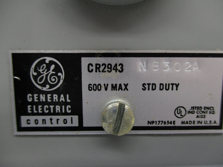 GENERAL ELECTRIC CR2943NB302A NSNP