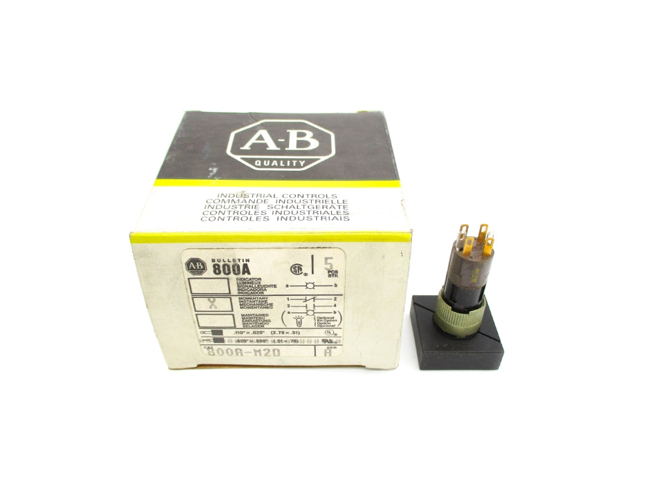 INDUSTRIAL SPARE PART 800A-M2D SER. A (PKG OF 5) (BK/YL) NSMP