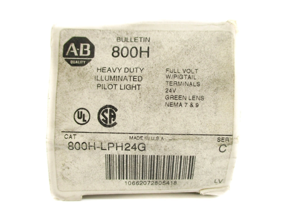ALLEN BRADLEY 800H-LPH24G SER. C (WH) NSMP