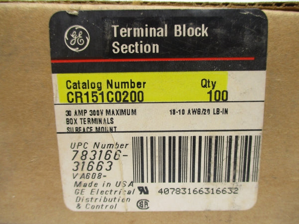 GENERAL ELECTRIC CR151C0200 (PKG OF 100) NSMP