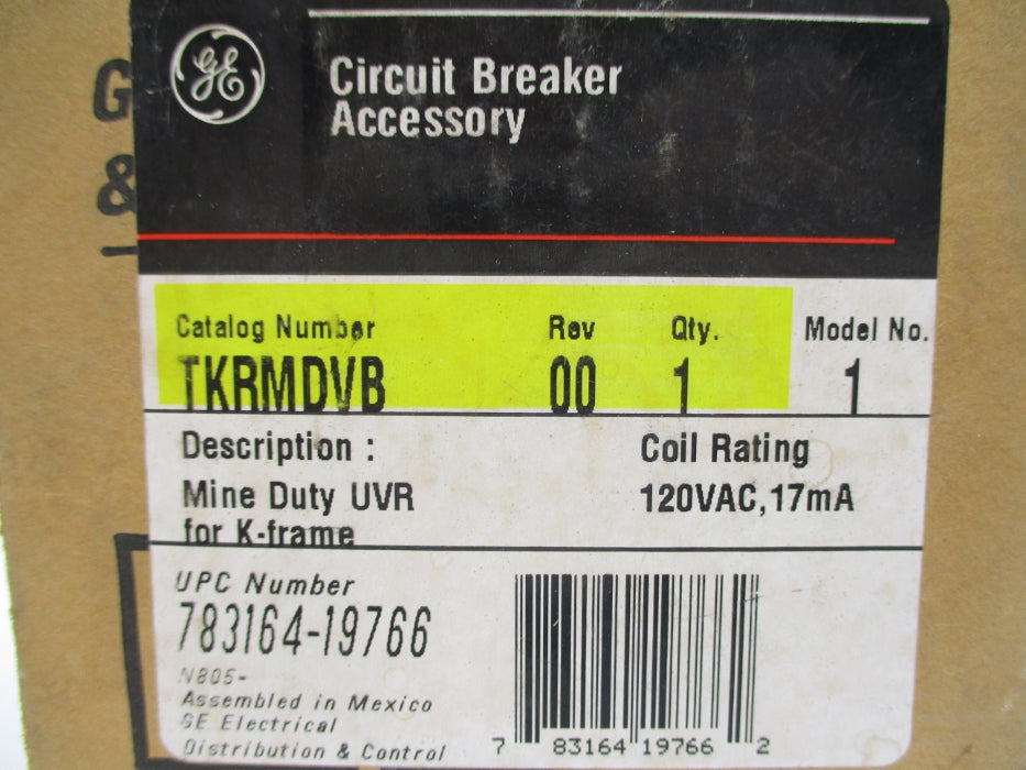 GENERAL ELECTRIC TKRMDVB 120VAC NSMP