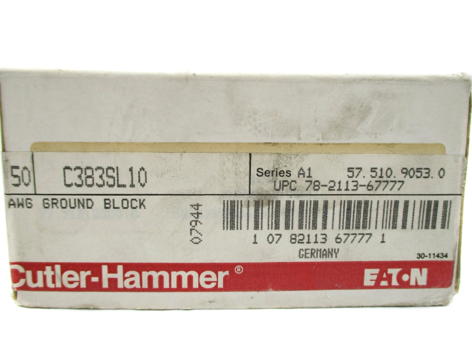 CUTLER HAMMER C383SL10 SER. A1 (PKG OF 50) NSMP