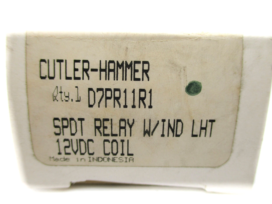CUTLER HAMMER D7PR11R1 12VDC 15A NSMP
