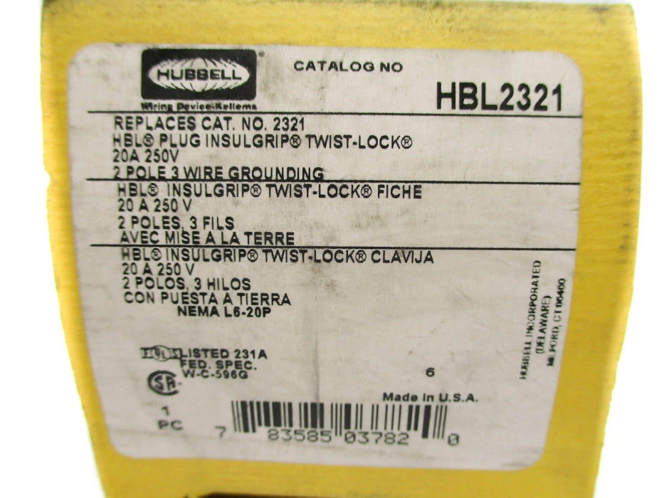 HUBBELL HBL2321 NSMP