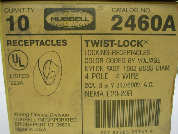 HUBBELL 2460A (PKG OF 10) NSMP