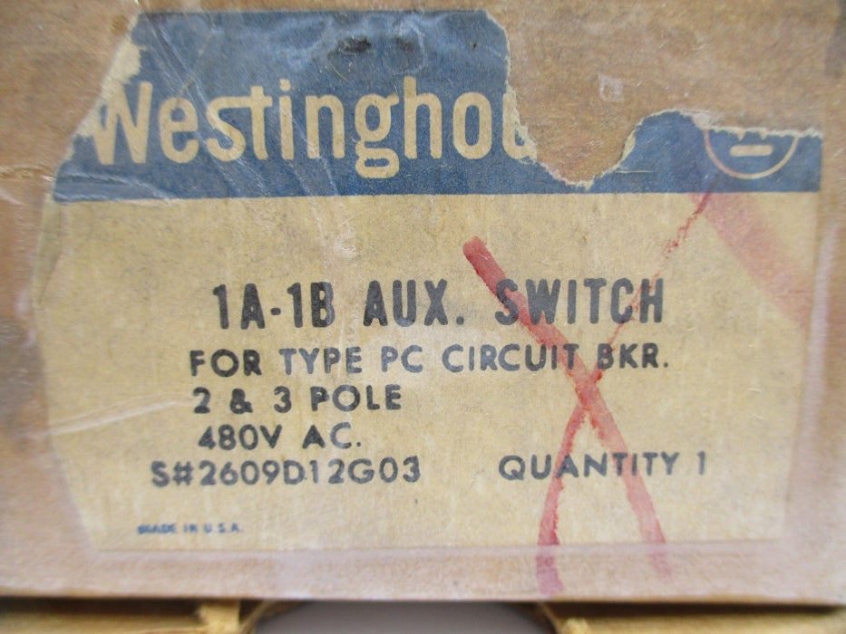 WESTINGHOUSE 2609D12G03 NSMP