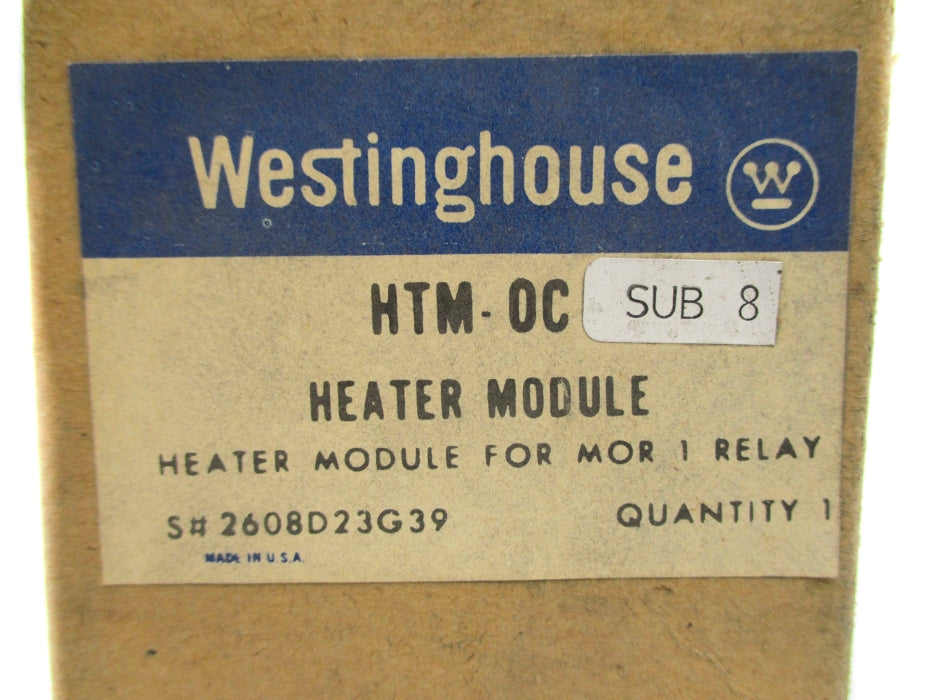 WESTINGHOUSE HTM-OC 2608D23G39 NSMP