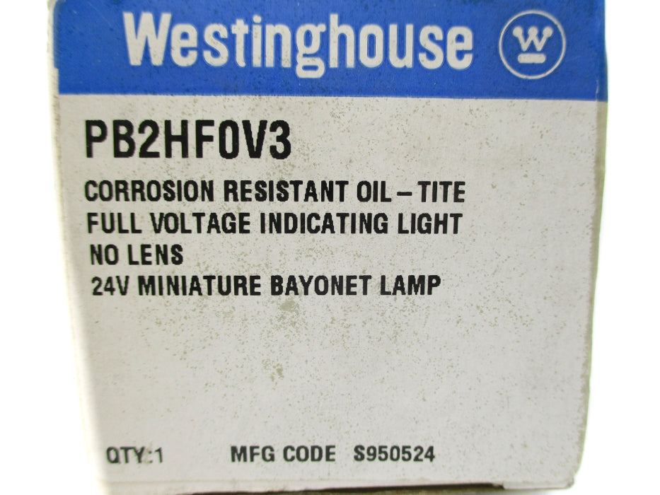 WESTINGHOUSE PB2HF0V3 NSMP