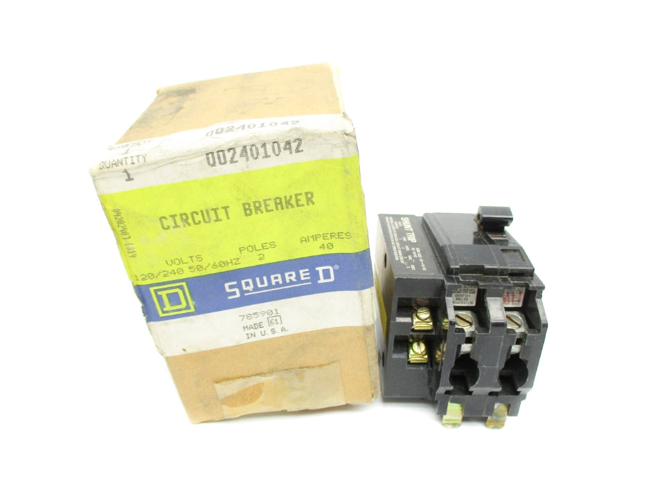 SQUARE D QO2401042 40A 120/240V NSMP