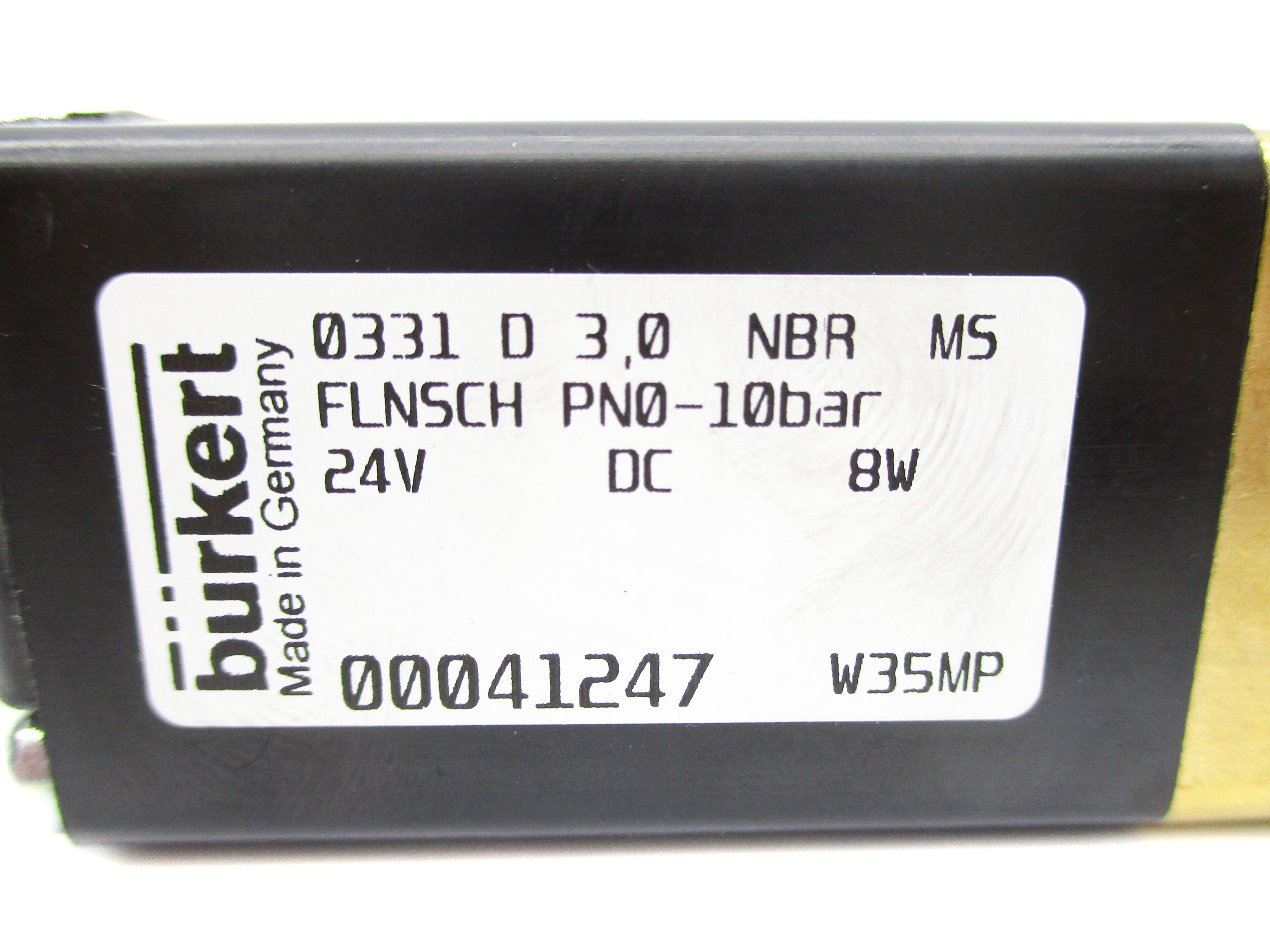BURKERT 0331D3,0NBRMS 24VDC NSNP