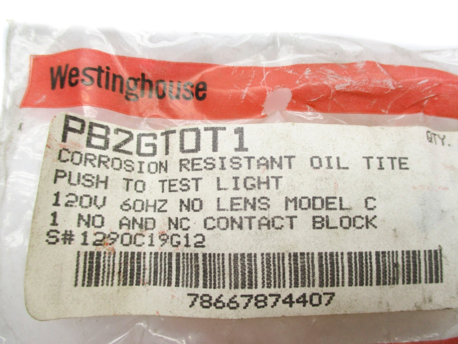 WESTINGHOUSE PB2GTOT1 1290C19G12 NSMP