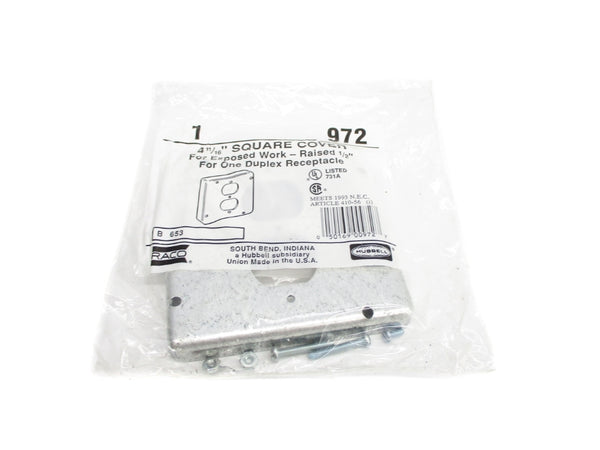 HUBBELL 972 4-11/16" (PKG OF 10) NSMP