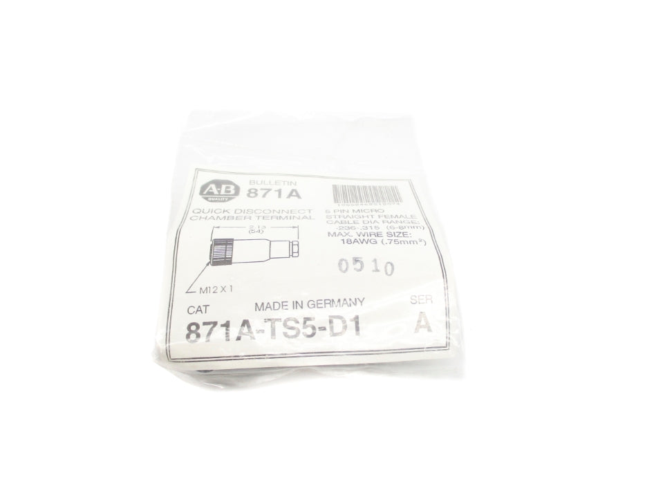 ALLEN BRADLEY 871A-TS5-D1 SER. A NSMP