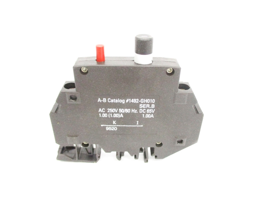 ALLEN BRADLEY 1492-GH010 SER. B 250VAC 1.00A NSMP