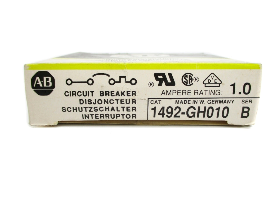 ALLEN BRADLEY 1492-GH010 SER. B 250VAC 1.00A NSMP