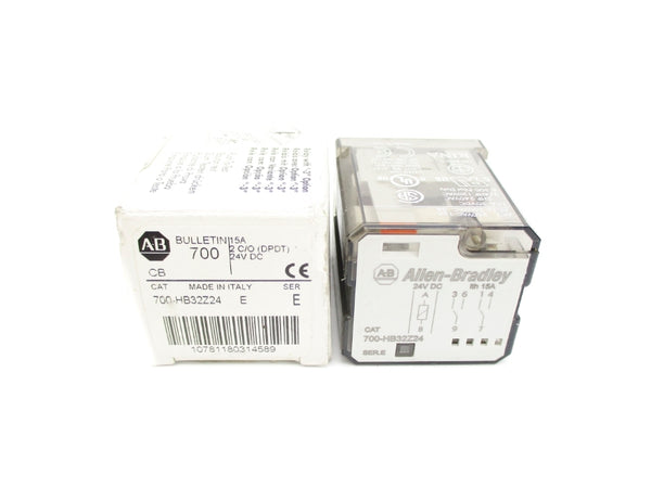 ALLEN BRADLEY 700-HB32Z24 SER. E 24VDC 15A (WH) NSMP