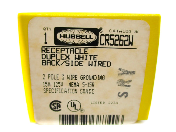 HUBBELL CR5262W NSMP